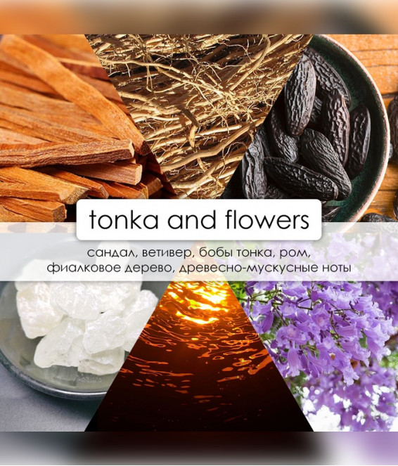 Купить Свеча Crystal TONKA & FLOWERS 80 ml Купить Свеча Crystal TONKA & FLOWERS 80 ml
